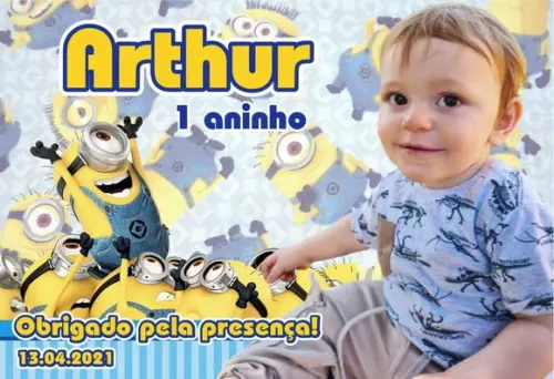 20 Foto Imã Personalizado Minnions Malvado Favorito