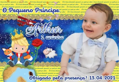 20 Foto Imã Personalizado 10x15 Pequeno Príncipe
