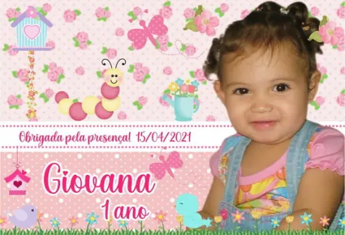 20 Foto Imã Personalizado 10x15 Jardim Encantado