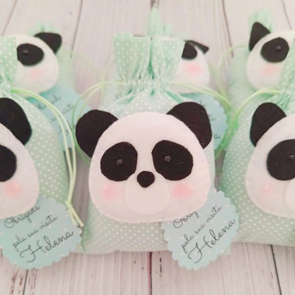 10 Lembrancinhas de Nascimento Maternidade Urso Panda