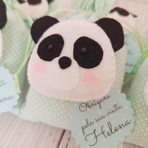10 Lembrancinhas de Nascimento Maternidade Urso Panda