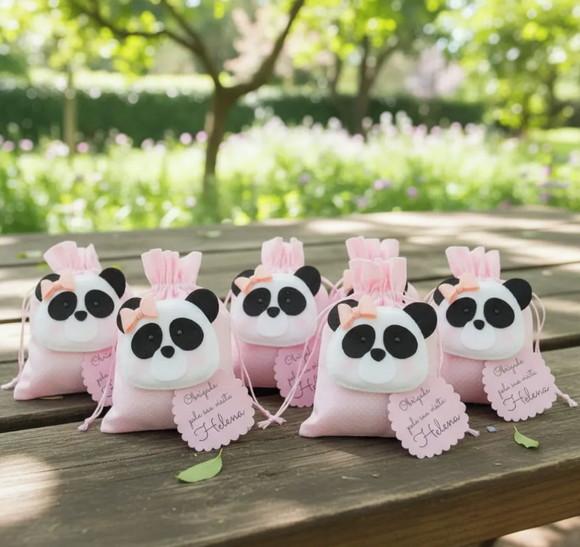 10 Lembrancinhas de Nascimento Maternidade Urso Panda