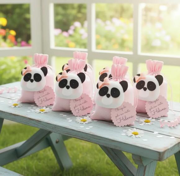 10 Lembrancinhas de Nascimento Maternidade Urso Panda
