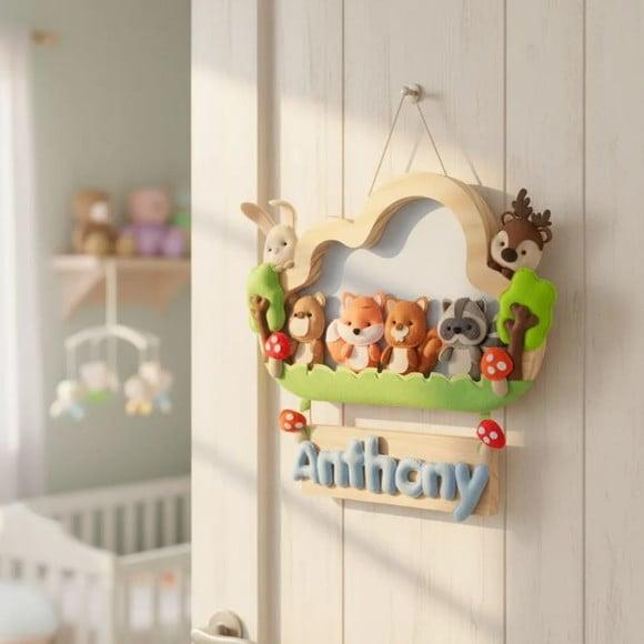 Porta de Maternidade - Floresta Baby