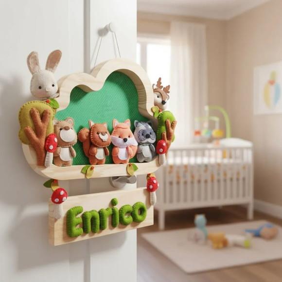 Porta de Maternidade - Floresta Baby