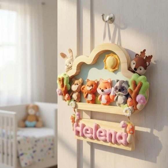 Porta de Maternidade - Floresta Baby