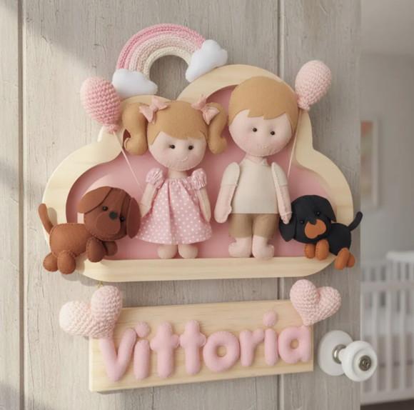 Porta de Maternidade - Irmãos