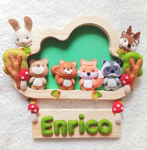 Porta de Maternidade - Floresta Baby