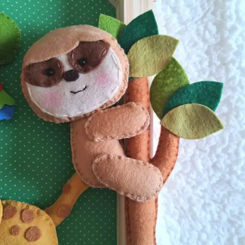 Enfeite de Porta de Maternidade - Fauna Brasileira