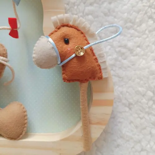 Enfeite de Porta de Maternidade - Ursinho e Brinquedos