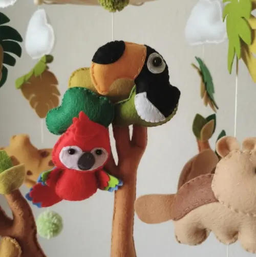 Móbile de Berço - Fauna Brasileira