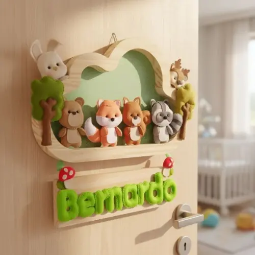 Porta de Maternidade - Floresta Baby