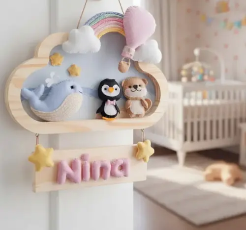 Porta de Maternidade - Animais Marinhos