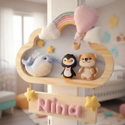 Porta de Maternidade - Animais Marinhos