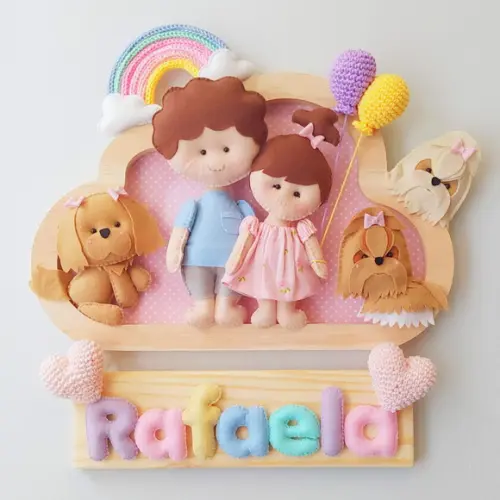 Porta de Maternidade - Irmãos