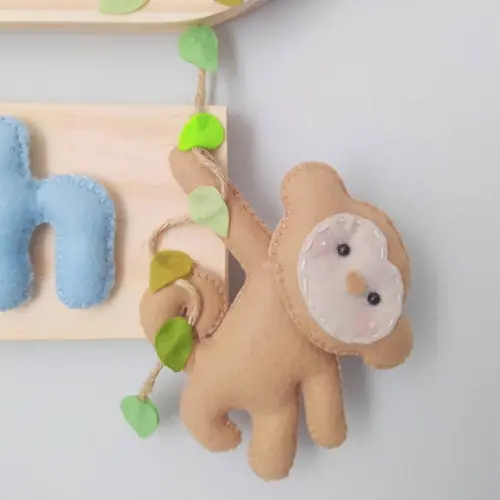 Porta de Maternidade - Safari Baby com Árvore