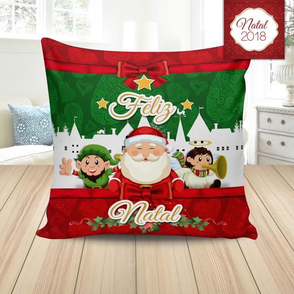 Almofada de natal feliz natal fofa