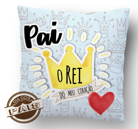 Almofada pai rei presente papai presente pai