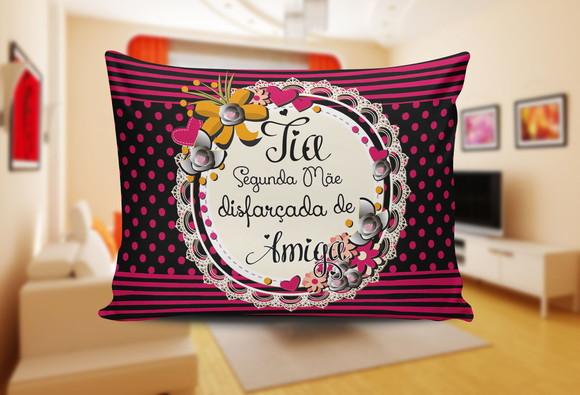 Almofada Tia Presente para Tia Lembrancinha Titia