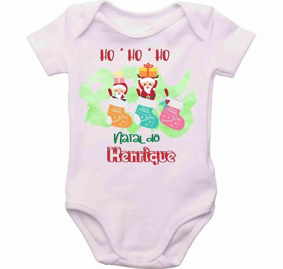 body meu primeiro natal bori natal roupa bebê natal
