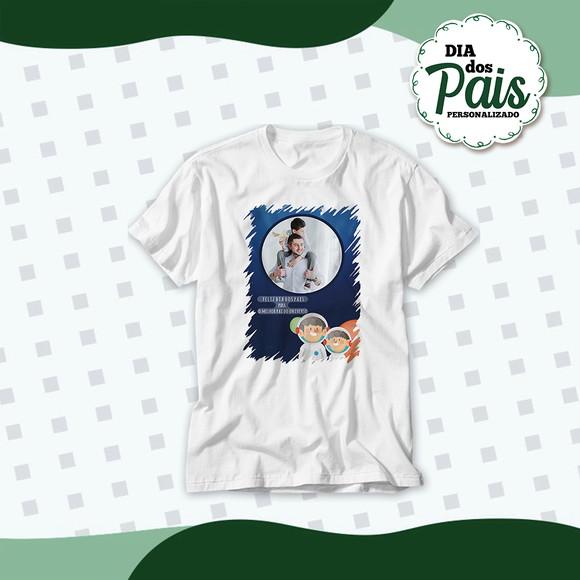 Camiseta Personalizada com Foto do Pai Camiseta com Foto