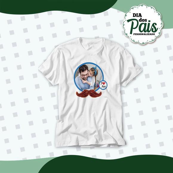 Camiseta Personalizada com Foto Pai Camiseta com Foto