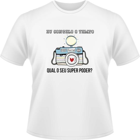 camiseta Fotografia Qual seu Super Poder
