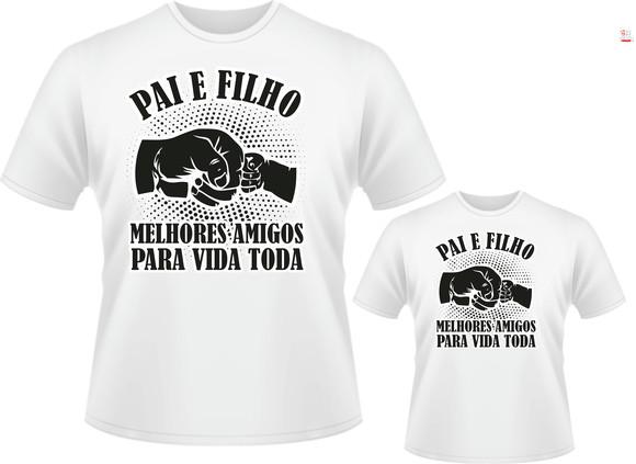 Camiseta tal pai tal filho ou filha pedi a Deus