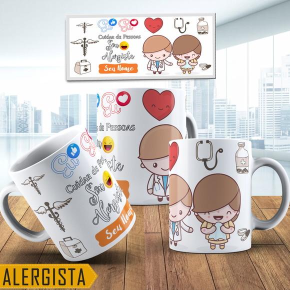 Caneca alergista masculina