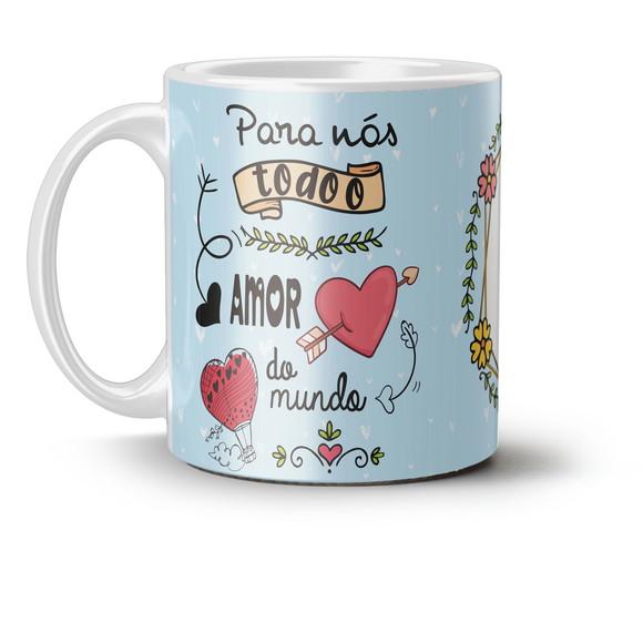 Caneca amor Namorados casal presente seu amor