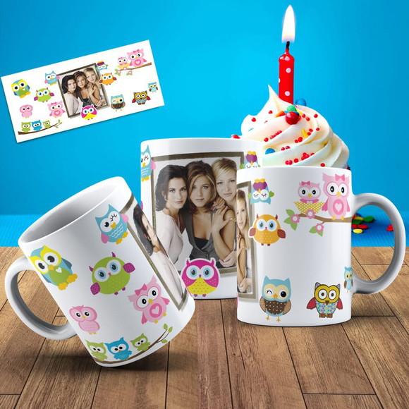 Caneca Aniversário Presente Personalizado Com Foto Mensagem