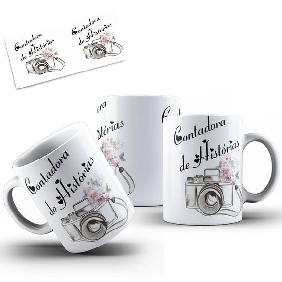 Caneca contadora de histórias Fotografa