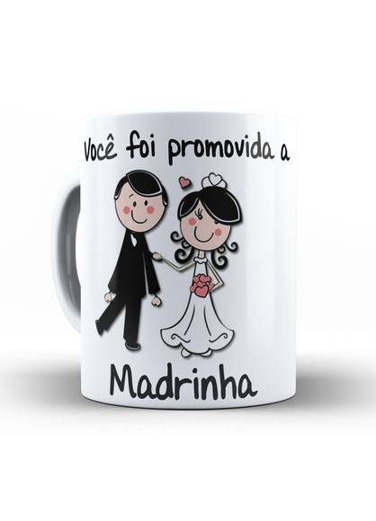 Caneca Convite de Casamento padrinho madrinha divertido