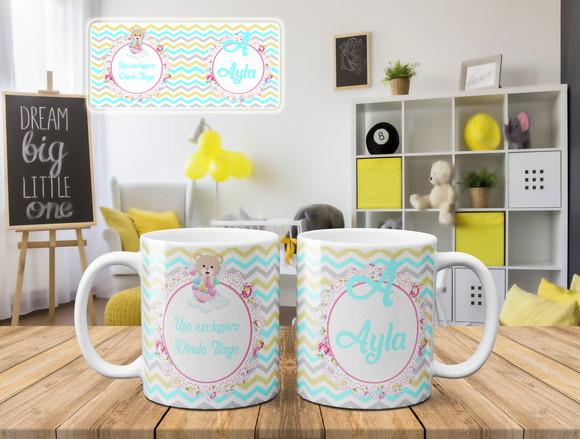 caneca dinda Presente dinda dinda presente dinda batizado