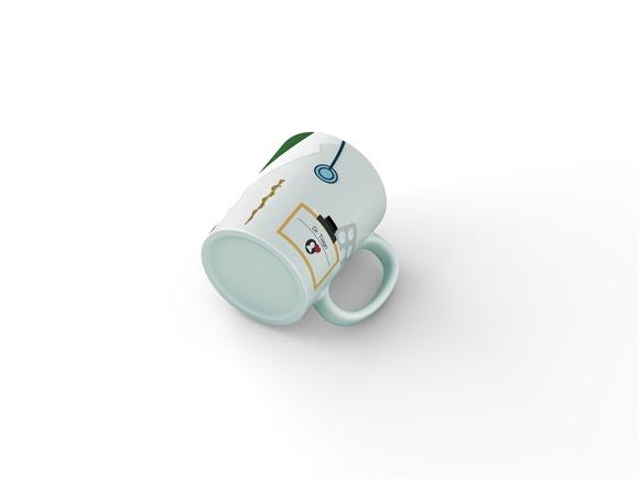 Caneca Doutor Médico Medicina Profissão Médico Jaleco Verde