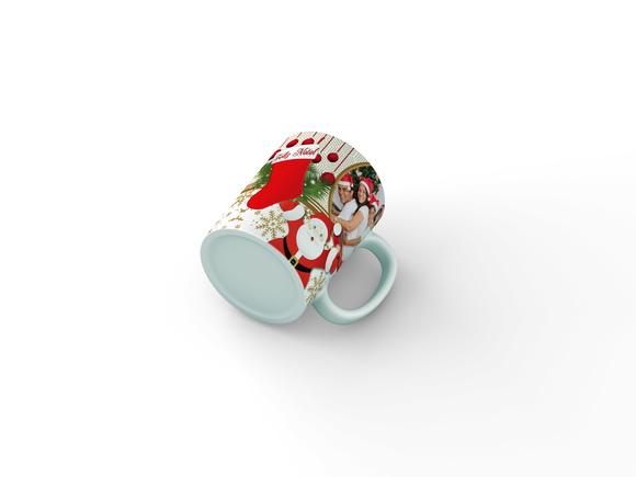Caneca Feliz natal com fotos Lançamento exclusivo ref 02