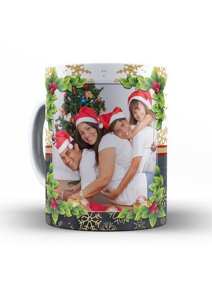 Caneca Feliz Natal com Fotos Presente de Natal Exclusivo