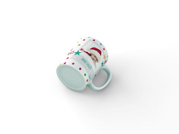 Caneca Feliz Natal Vovó Personalizada com Foto