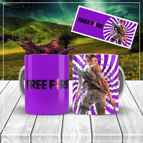 Caneca freefire caneca jogo vídeo game