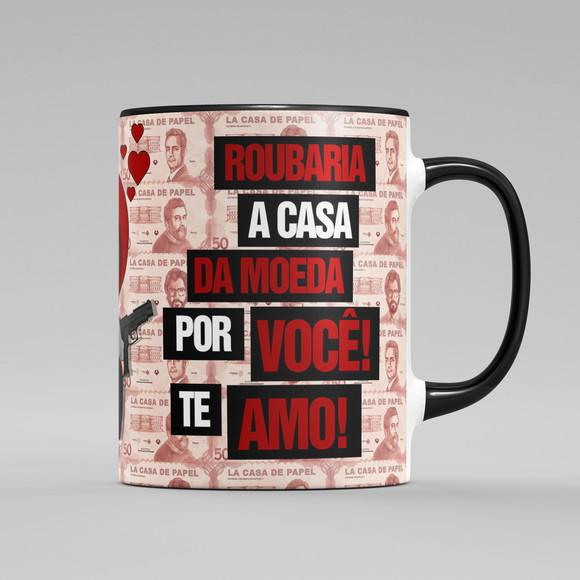 Caneca La Casa de Papel interior preto