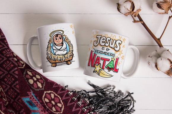 Caneca Jesus É o Verdadeiro Natal Caneca Verdadeiro Natal