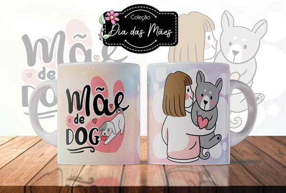 Caneca Mãe de dog mãe de cachorro