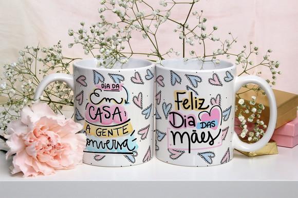 Caneca Mãe personalizada Mãe lembrança dia das mães