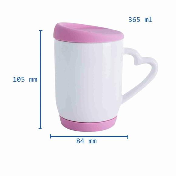 Caneca Mãe tudo o que mãe toca vira amor caneca tampa silico