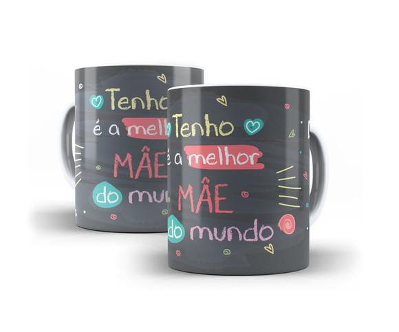 Caneca Melhor Mãe Lembrança Mãe Feliz Dias Mães Presente Mãe