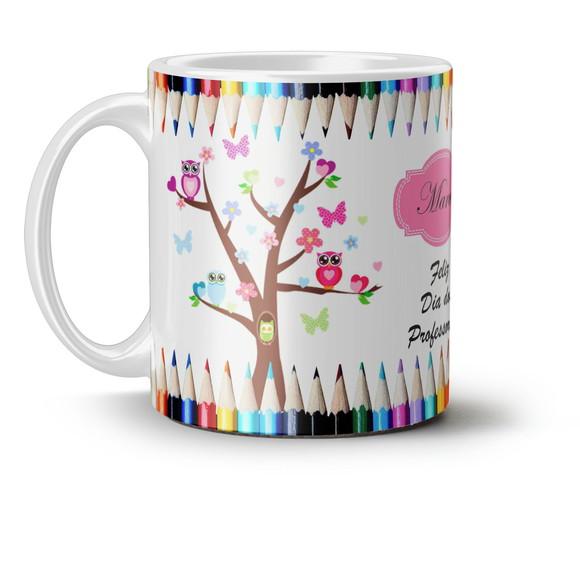 Caneca melhor professora lembrança professora personalizada