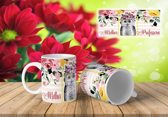 Caneca melhor professora lembrança professora personalizada