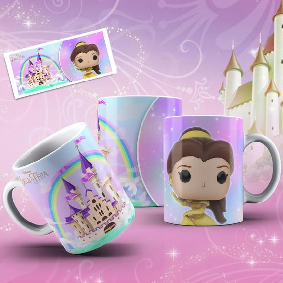 caneca menina princesa funko presente infantil lembrancinha