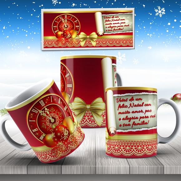 Caneca natal personalizada
