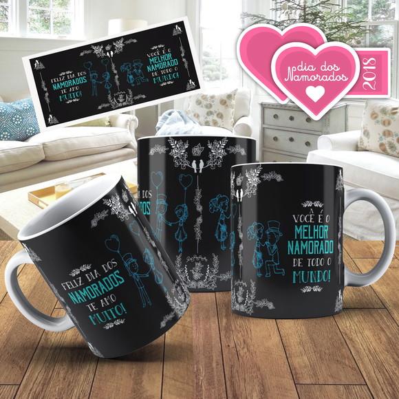 Caneca namorados amor casal